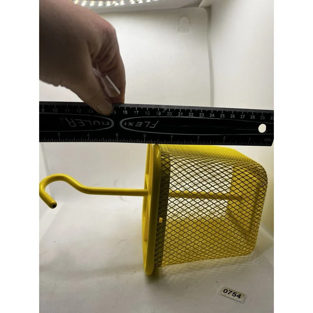 IKEA UPPDATERA Flatware Caddy Yellow 4 ¾ x 4 ¾